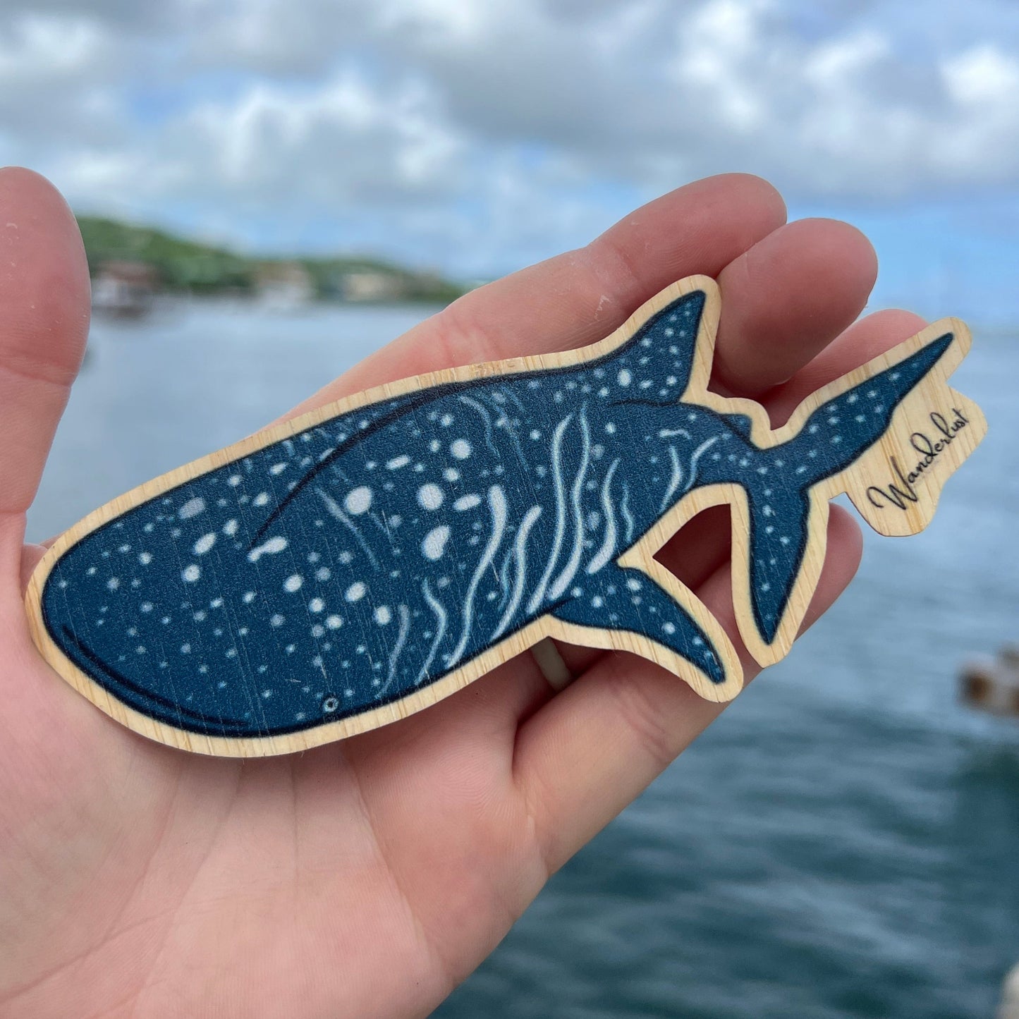 Whale Shark - Bamboo Sticker